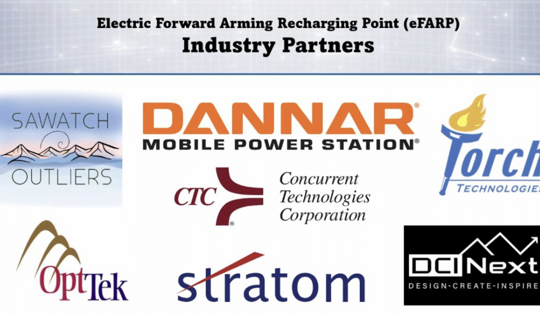 Demonstration for eFARP (Electric Forward Arming Recharging Point)